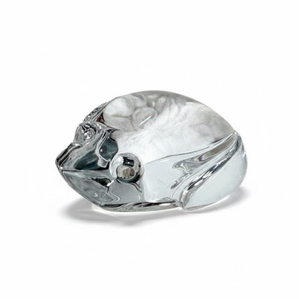Vintage Val St. Lambert Crystal Frog Paperweight Made In Belgium De Sousa